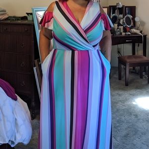 Lane Bryant cold shoulder dress